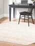 Jewel Oasis Collection Area Rug - Sapphire (Ivory)