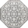 Charleston Elegance Collection Area Rug -  Seaport (Gray) Octagon Gray  lifestyle 18