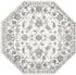 Charleston Elegance Collection Area Rug -  Seaport (white Gray)