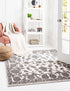 Charleston Elegance Collection Area Rug -  Seaport (white Gray)