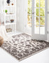 Charleston Elegance Collection Area Rug -  Seaport (white Gray)