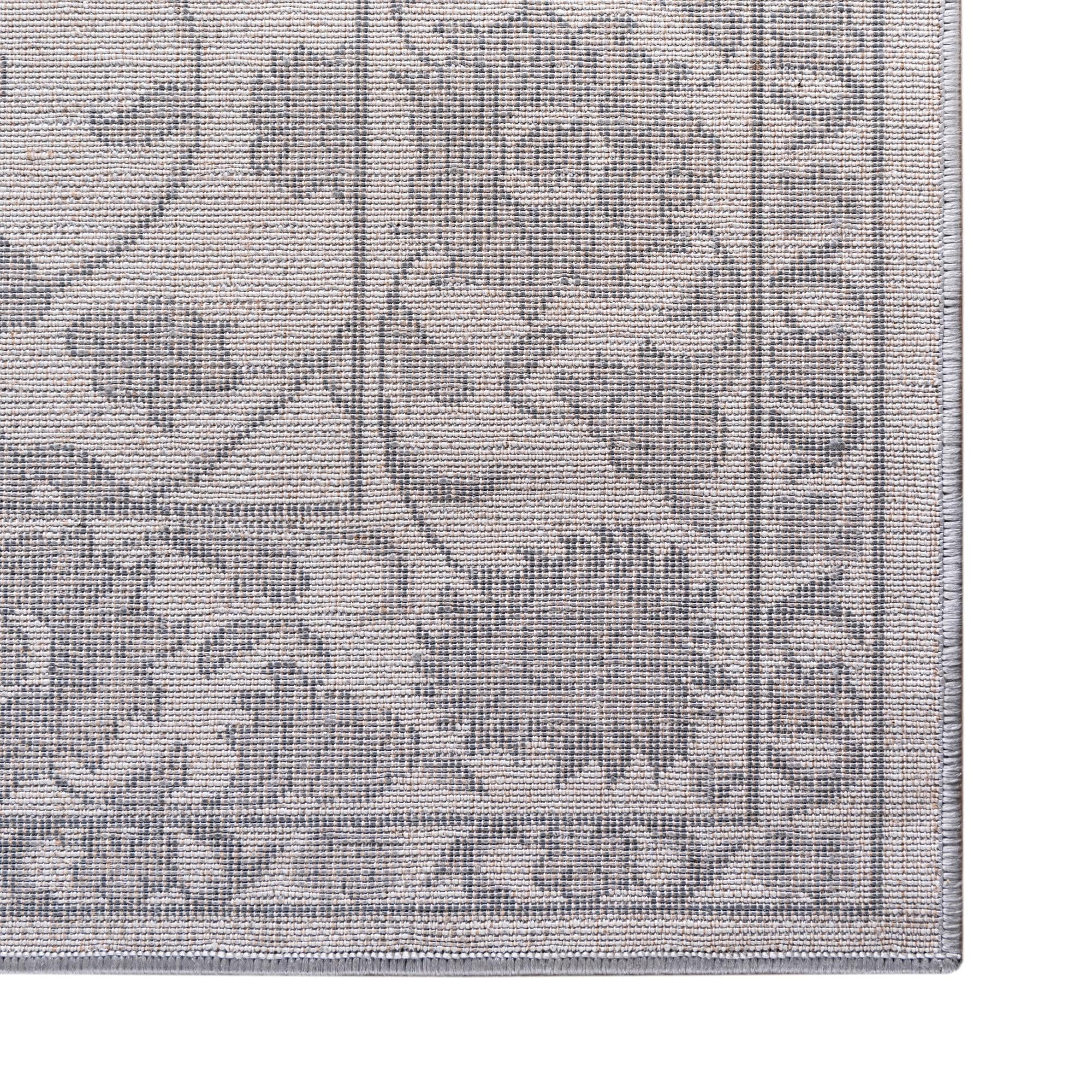 Charleston Elegance Collection Area Rug -  Seaport (white Gray)