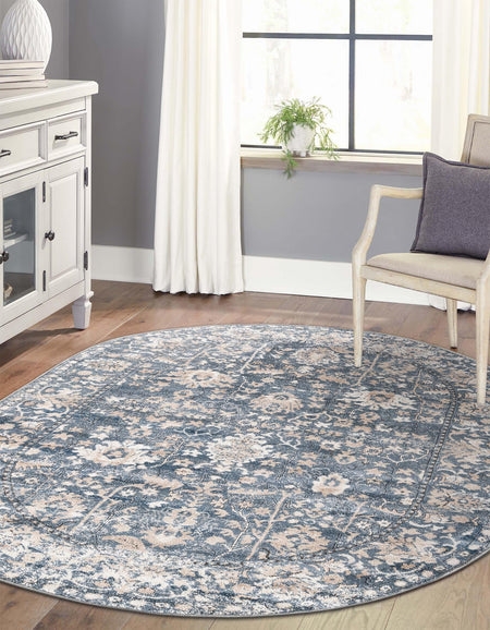 Cascade Range Collection Area Rug -  Shasta (Blue)