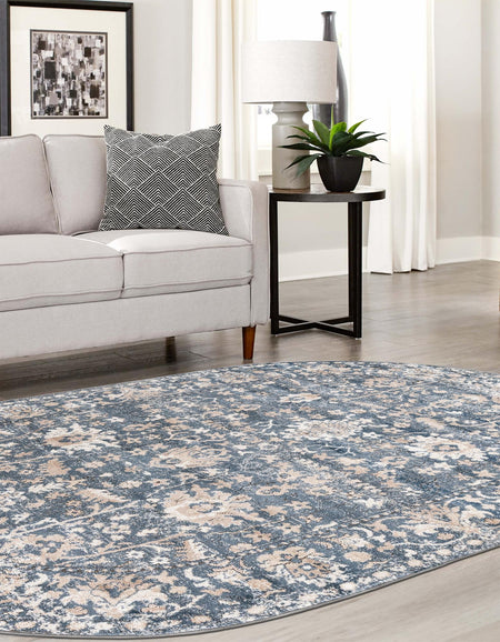 Cascade Range Collection Area Rug -  Shasta (Blue)