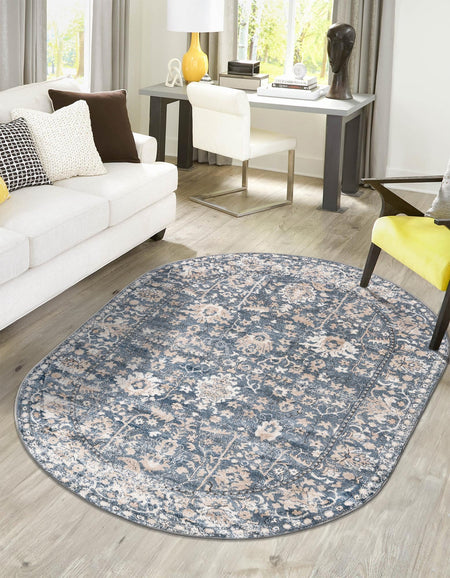 Cascade Range Collection Area Rug -  Shasta (Blue)