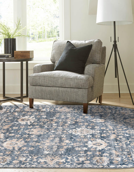 Cascade Range Collection Area Rug -  Shasta (Blue)