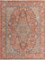 Seville Stripes Collection Area Rug - Cadiz (Brick Red) Rectangle Brick Red Main