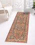 Seville Stripes Collection Area Rug - Cadiz (Brick Red)