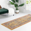 Seville Stripes Collection Area Rug - Cadiz (Yellow) Runner Yellow  lifestyle 72