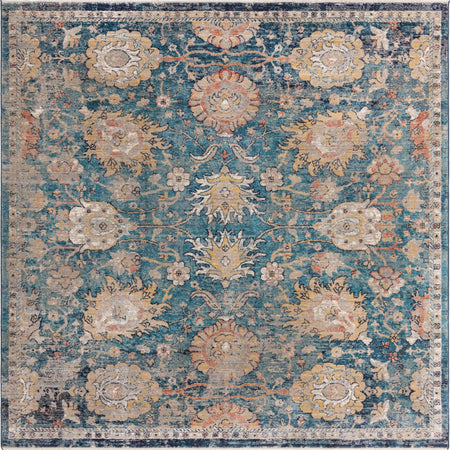 Seville Stripes Collection Area Rug -  Cordoba (Blue)