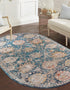 Seville Stripes Collection Area Rug -  Cordoba (Blue)