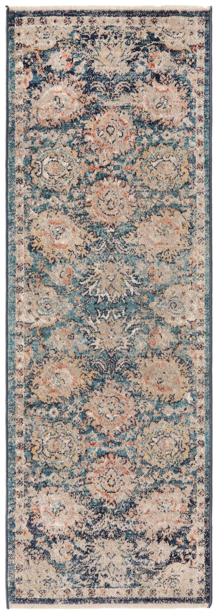 Seville Stripes Collection Area Rug -  Cordoba (Blue)