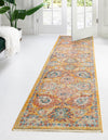 Seville Stripes Collection Area Rug -  Cordoba (Yellow) Runner Yellow  lifestyle 11