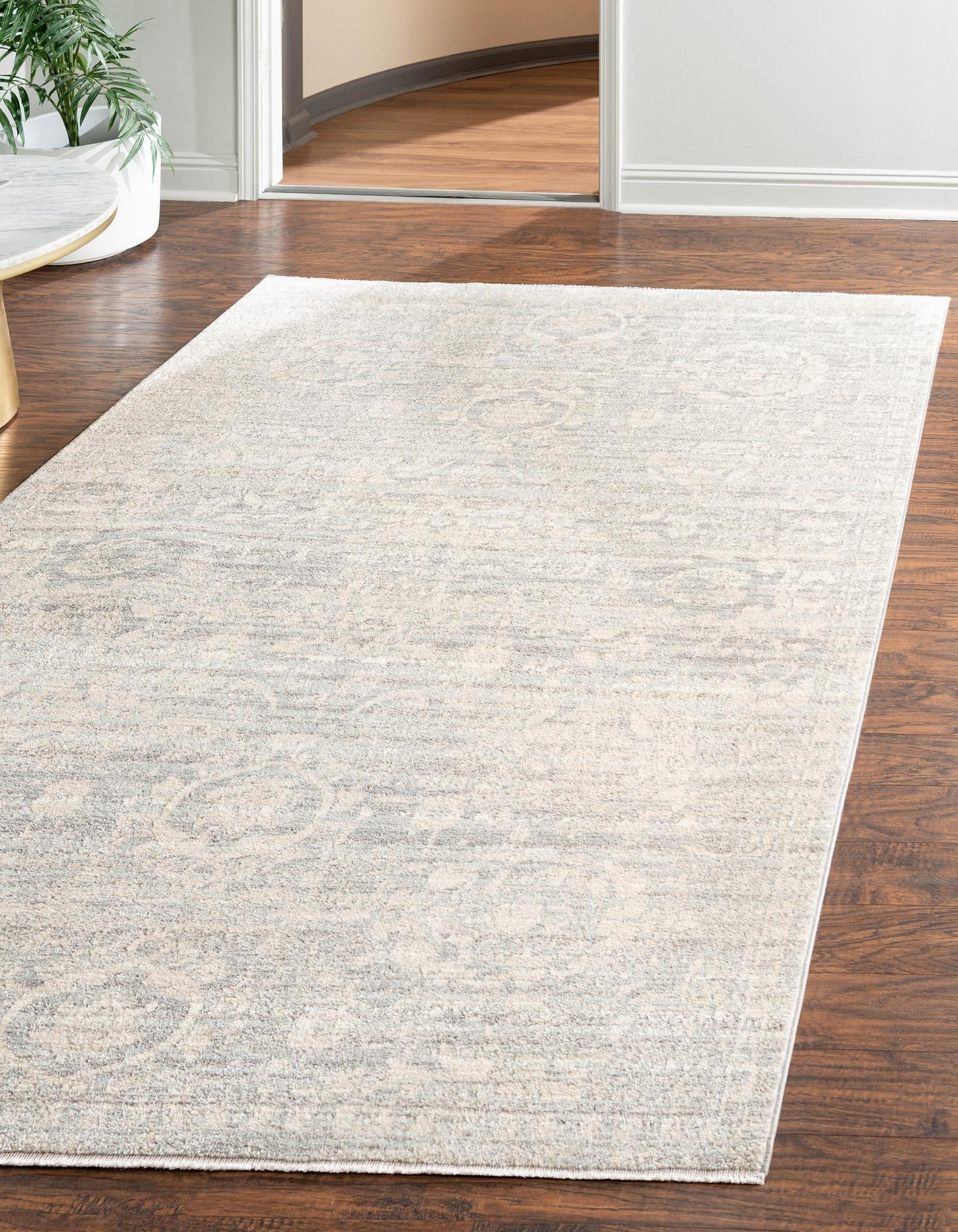 Seville Stripes Collection Area Rug -  Cordoba (Gray)