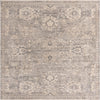 Seville Stripes Collection Area Rug -  Cordoba (Gray) Square Gray  lifestyle 3