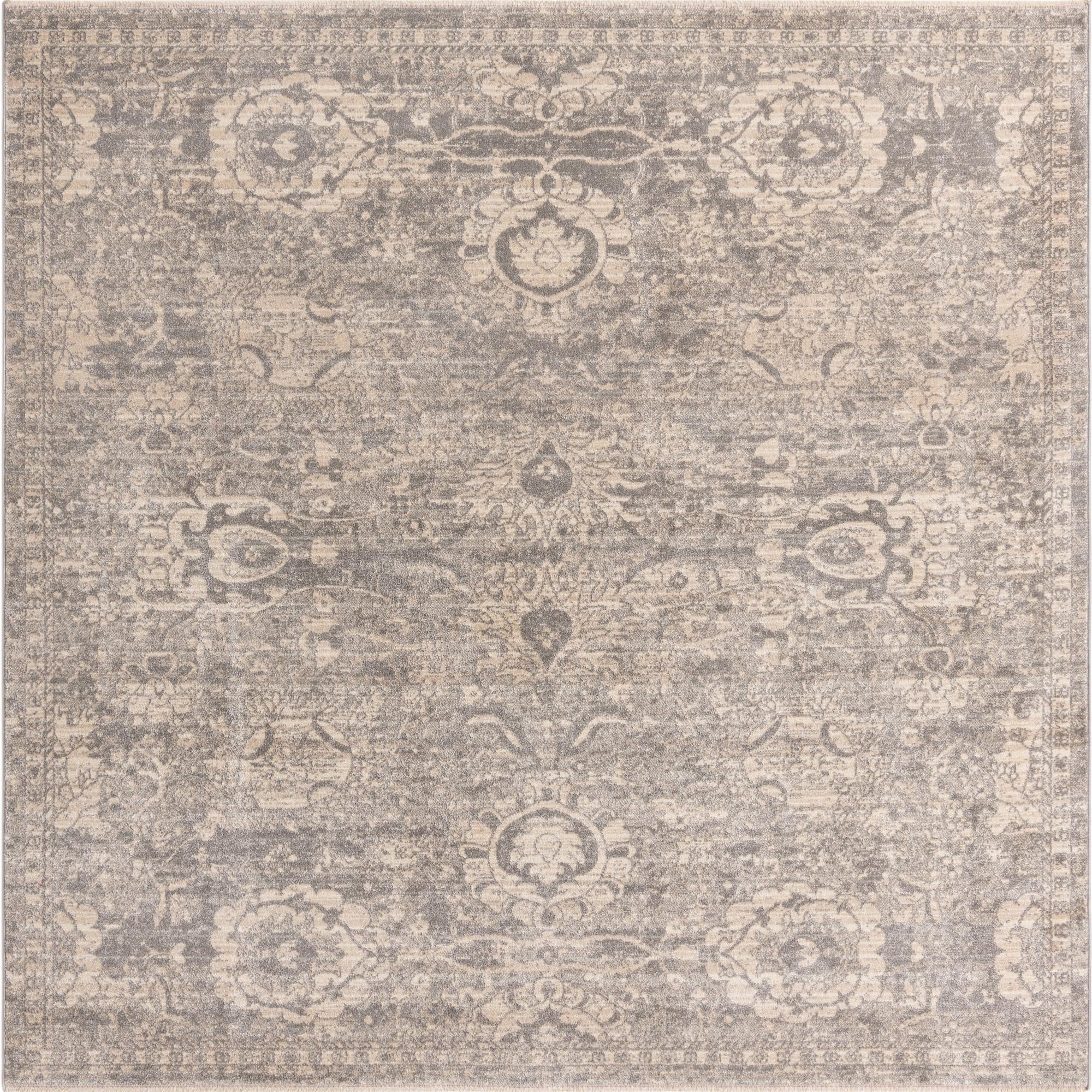 Seville Stripes Collection Area Rug -  Cordoba (Gray)