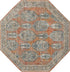 Seville Stripes Collection Area Rug -  Granada (Brick Red)