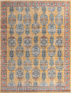 Seville Stripes Collection Area Rug -  Granada (Yellow) Rectangle Yellow Main