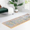 Seville Stripes Collection Area Rug -  Granada (Yellow) Runner Yellow  lifestyle 68