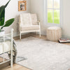 Seville Stripes Collection Area Rug -  Granada (Gray) Rectangle Gray  lifestyle 5