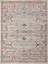 Seville Stripes Collection Area Rug -  Malaga (Ivory)