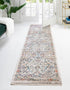 Seville Stripes Collection Area Rug -  Malaga (Ivory)