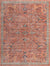 Seville Stripes Collection Area Rug -  Malaga (Brick Red) Rectangle Brick Red Main