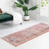 Seville Stripes Collection Area Rug -  Malaga (Brick Red)