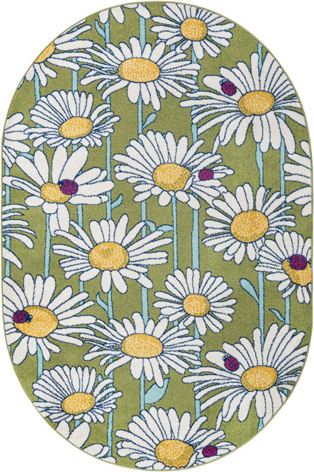 Garden Oasis Collection Area Rug -  Meadow