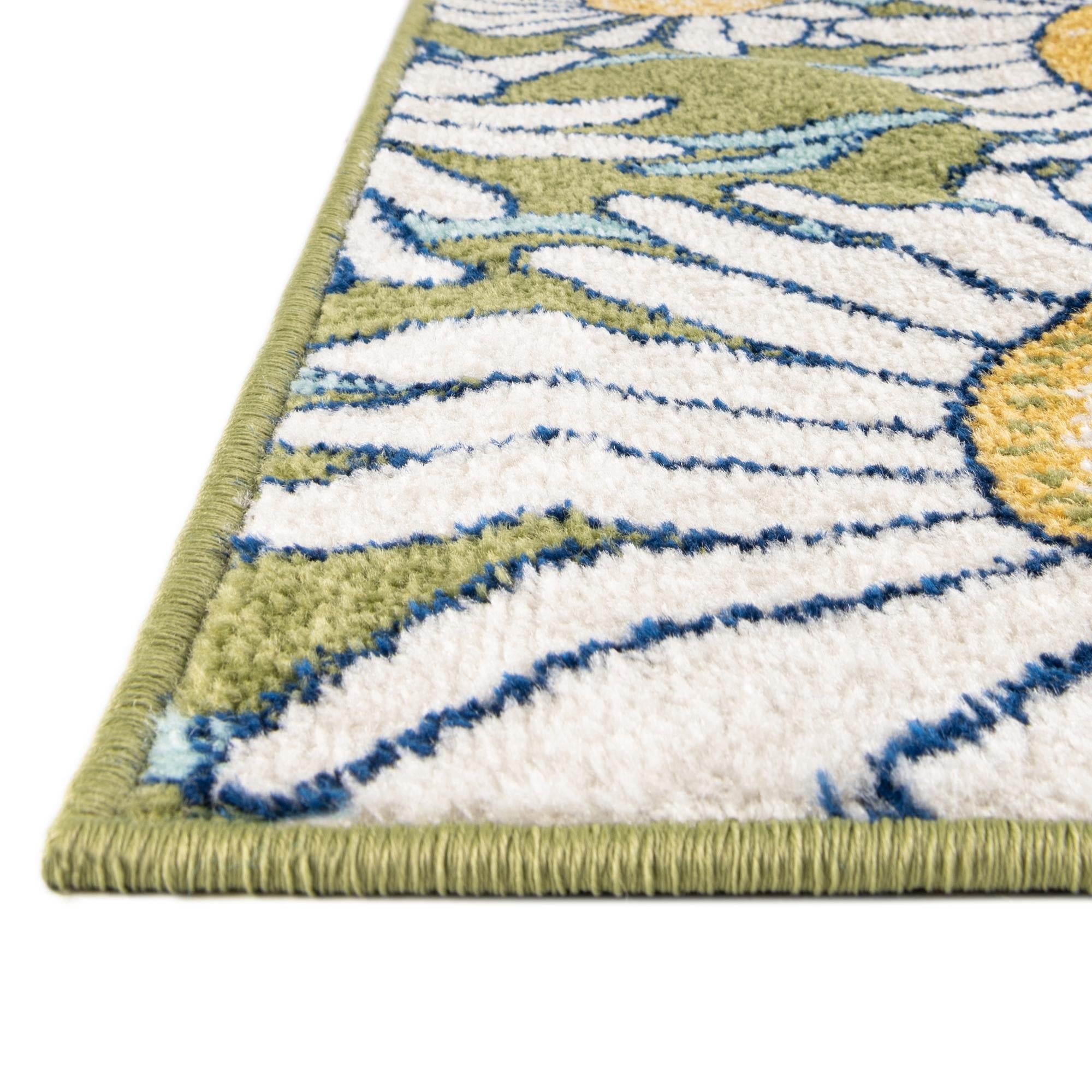 Garden Oasis Collection Area Rug -  Meadow