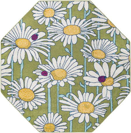 Garden Oasis Collection Area Rug -  Meadow