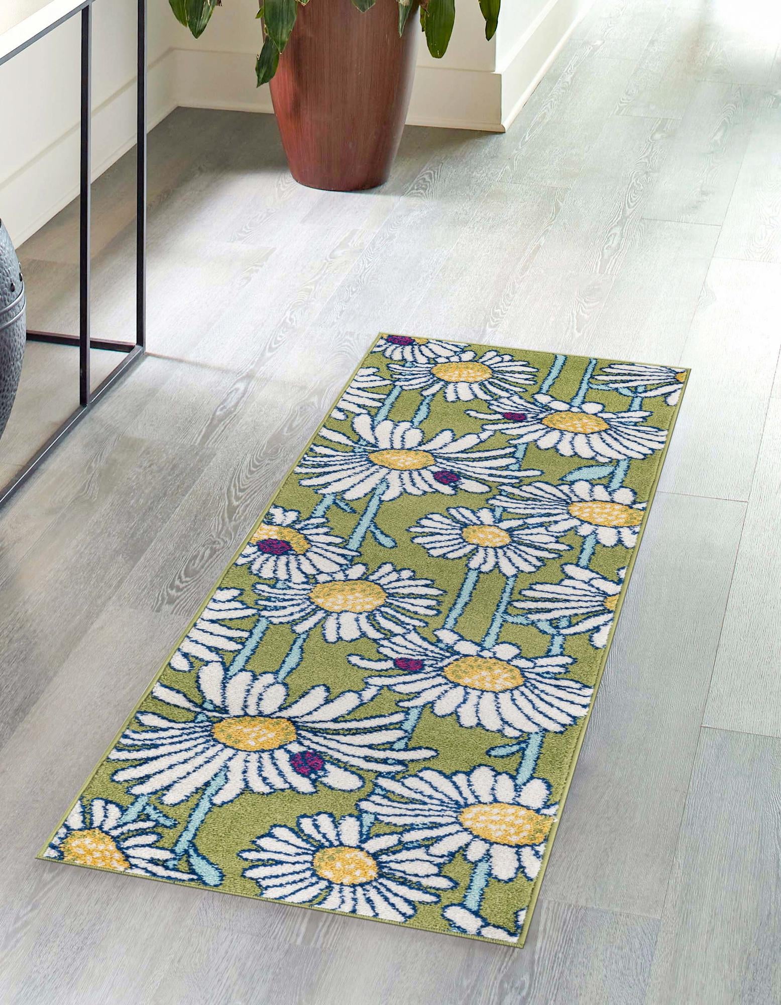 Garden Oasis Collection Area Rug -  Meadow