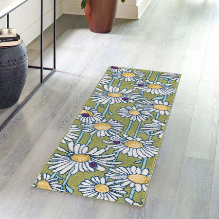 Garden Oasis Collection Area Rug -  Meadow