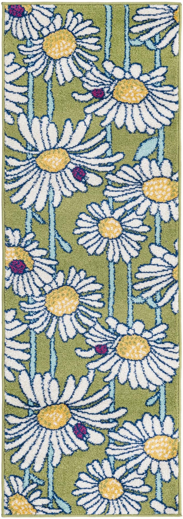 Garden Oasis Collection Area Rug -  Meadow