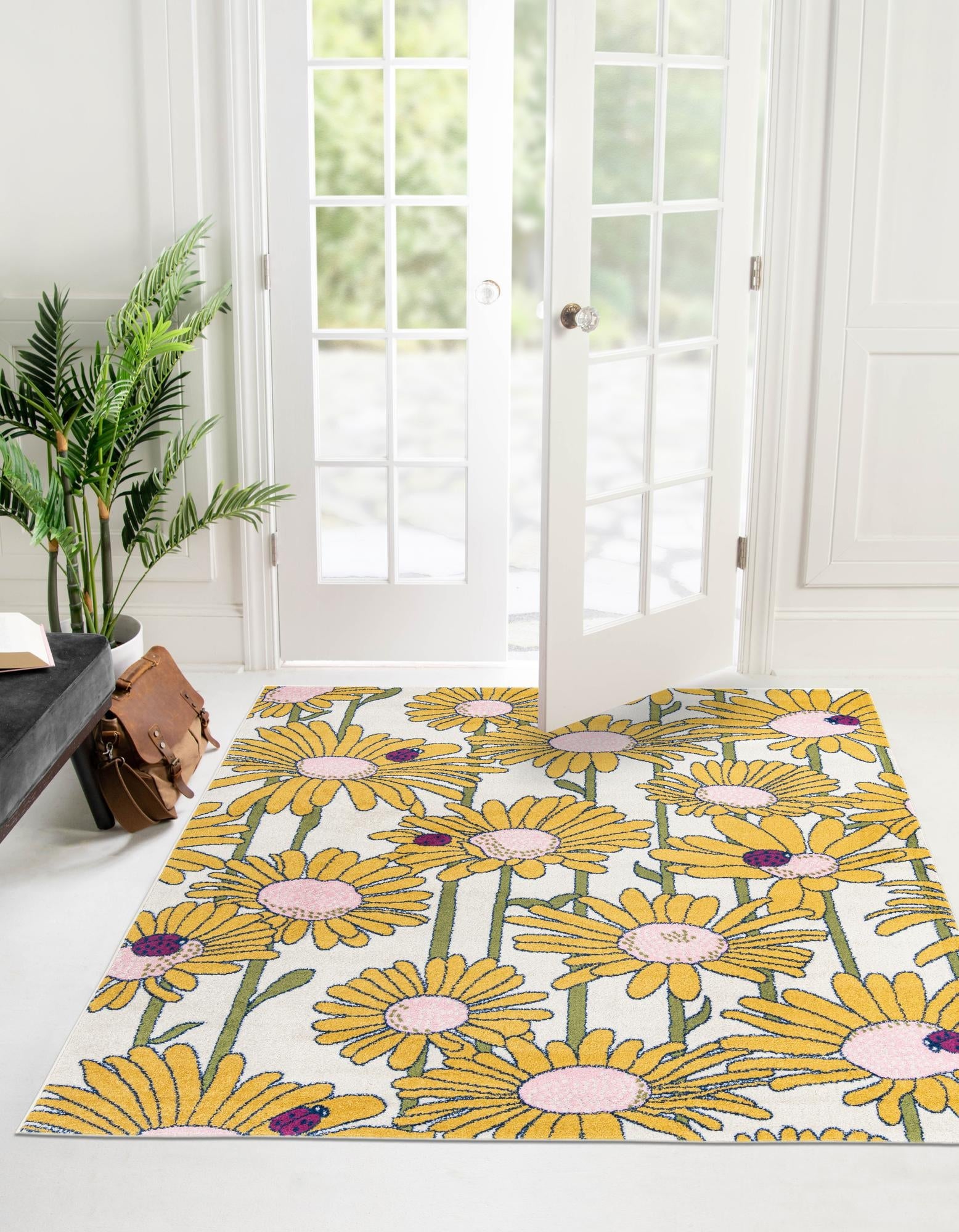 Garden Oasis Collection Area Rug -  Meadow