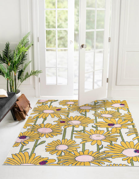 Garden Oasis Collection Area Rug -  Meadow