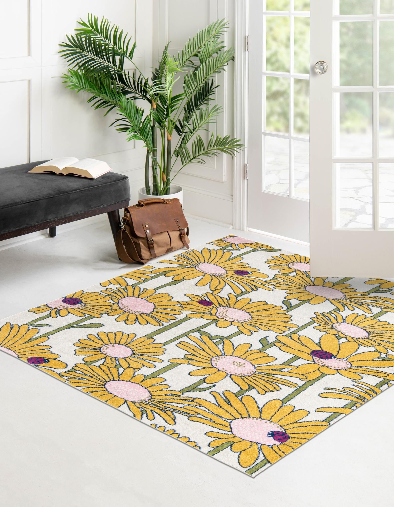 Garden Oasis Collection Area Rug -  Meadow