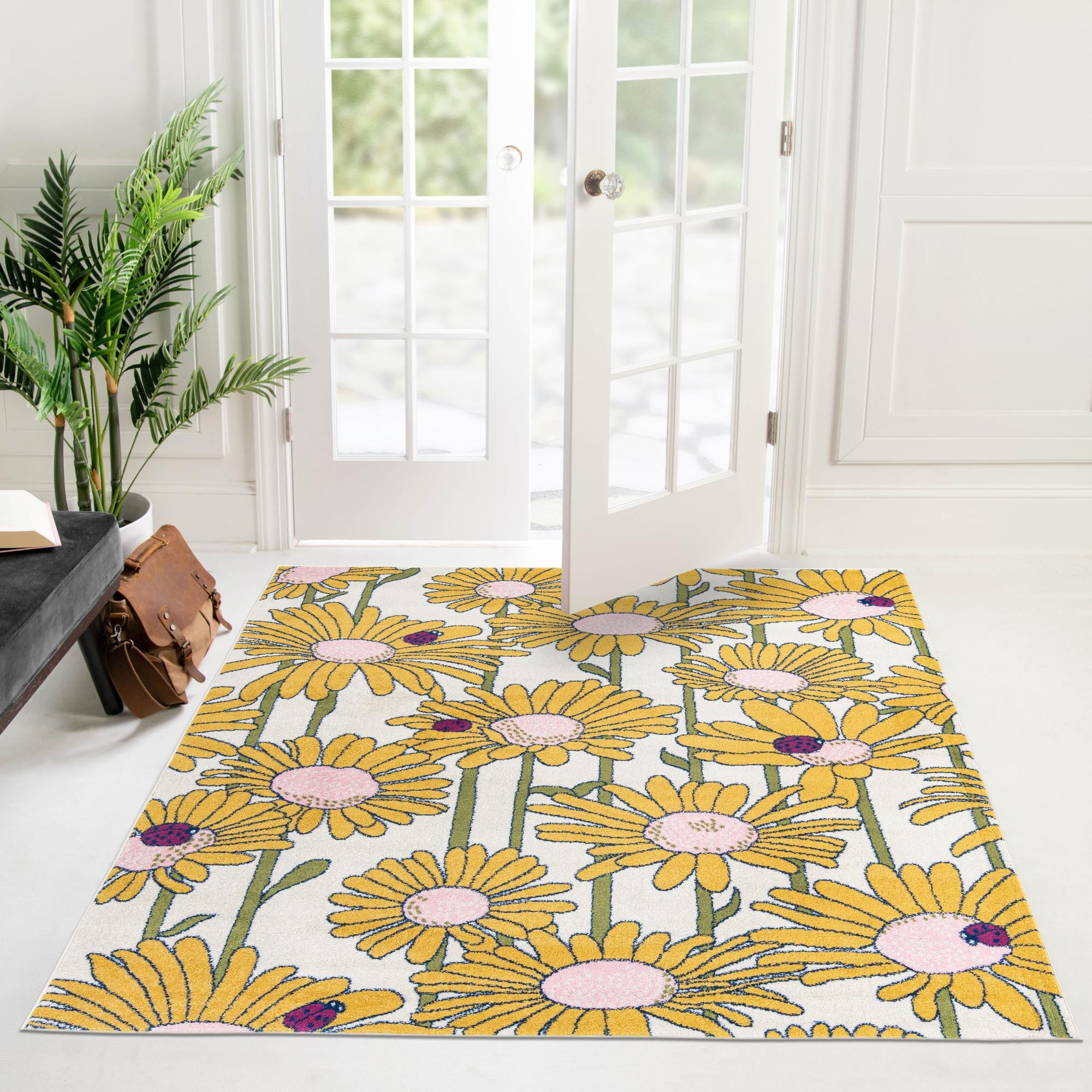 Garden Oasis Collection Area Rug -  Meadow