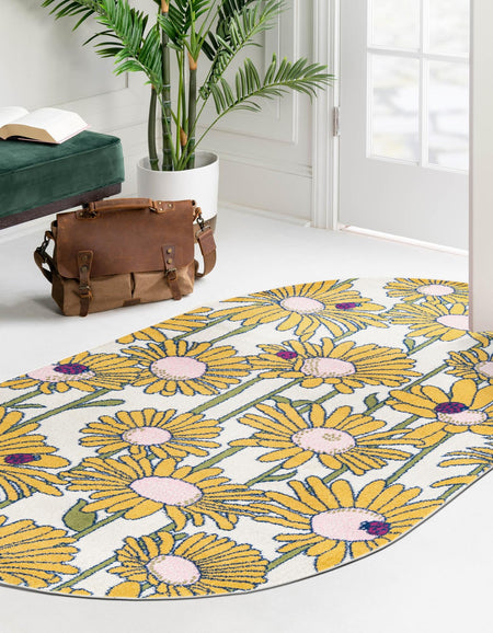 Garden Oasis Collection Area Rug -  Meadow