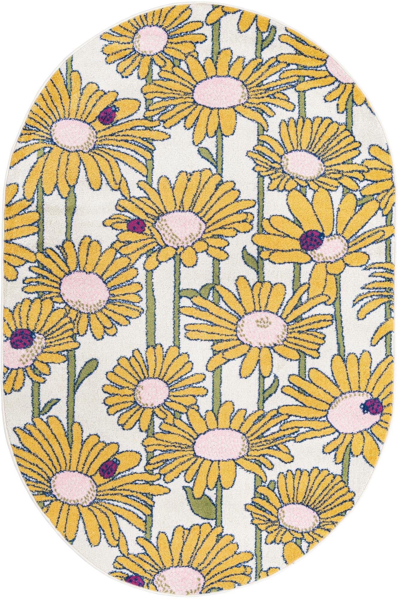 Garden Oasis Collection Area Rug -  Meadow