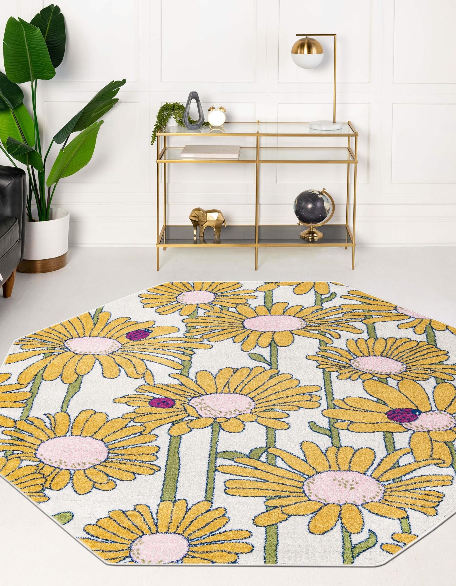 Garden Oasis Collection Area Rug -  Meadow