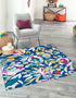 Garden Oasis Collection Area Rug -  Dell