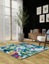 Garden Oasis Collection Area Rug -  Dell