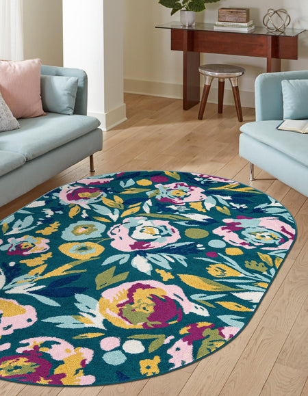 Garden Oasis Collection Area Rug -  Dell