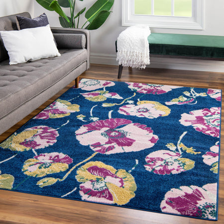 Garden Oasis Collection Area Rug -  Orchard