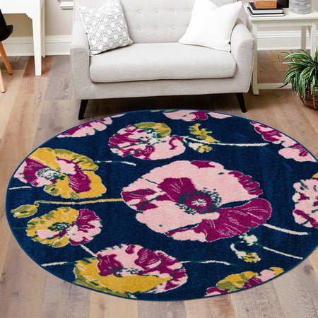 Garden Oasis Collection Area Rug -  Orchard