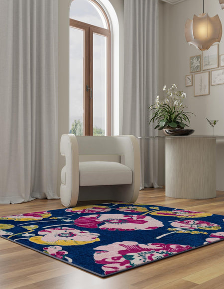 Garden Oasis Collection Area Rug -  Orchard