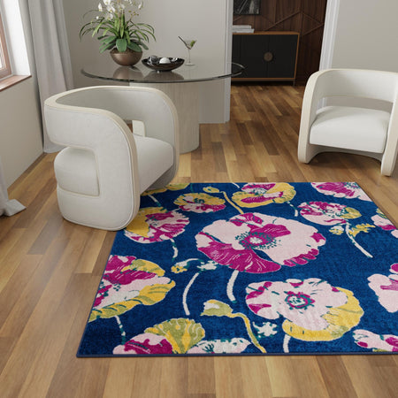 Garden Oasis Collection Area Rug -  Orchard