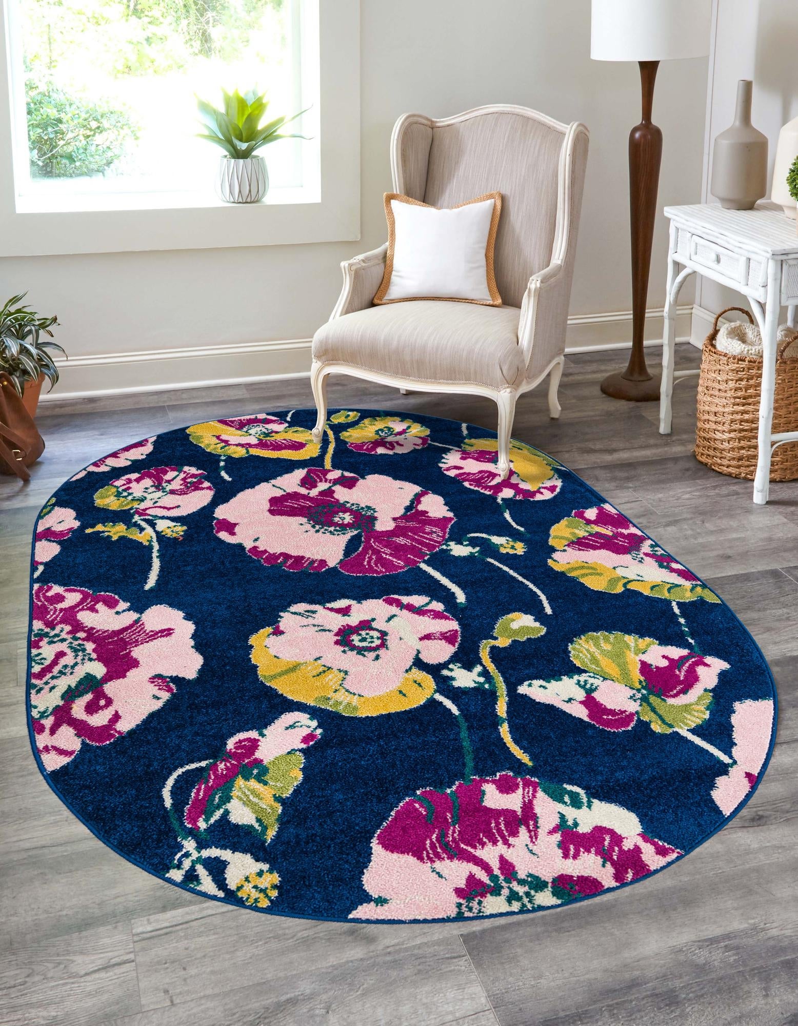 Garden Oasis Collection Area Rug -  Orchard