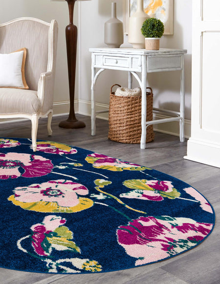 Garden Oasis Collection Area Rug -  Orchard